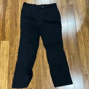 Old Navy black Ultimate Straight flat front khakis. 30x30. Barely worn.